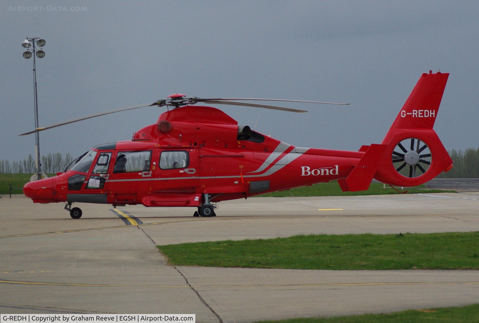 G-REDH, 2010 Eurocopter AS-365N-3 Dauphin 2 C/N 6911, Outside at Norwich.