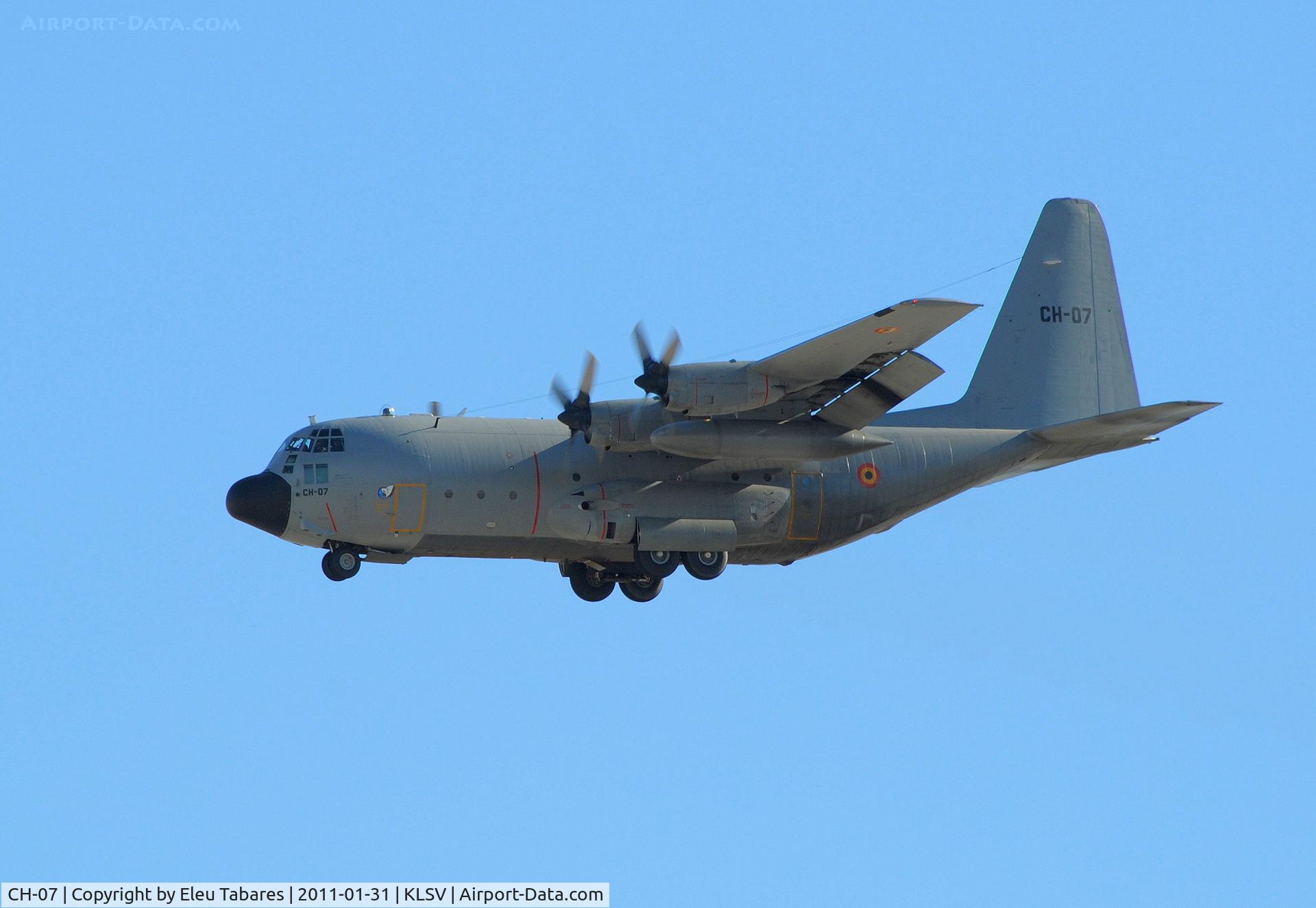 CH-07, 1971 Lockheed C-130H Hercules C/N 382-4476, Taken during Red Flag Exercise at Nellis Air Force Base, Nevada.