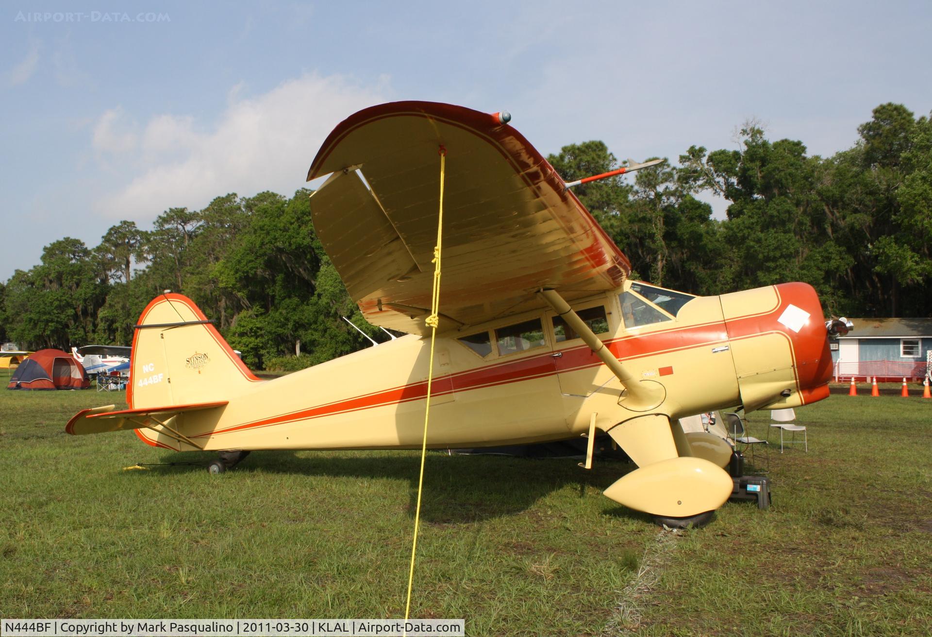 N444BF, 1947 Stinson V77 Reliant C/N 77-434, Stinson V77