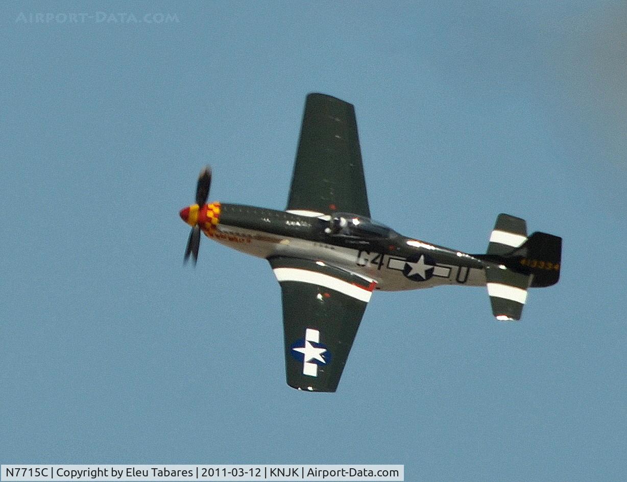 N7715C, 1944 North American P-51D C/N 44-84961A (124-44817), Taken at the Naval Air Facility in El Centro, California.