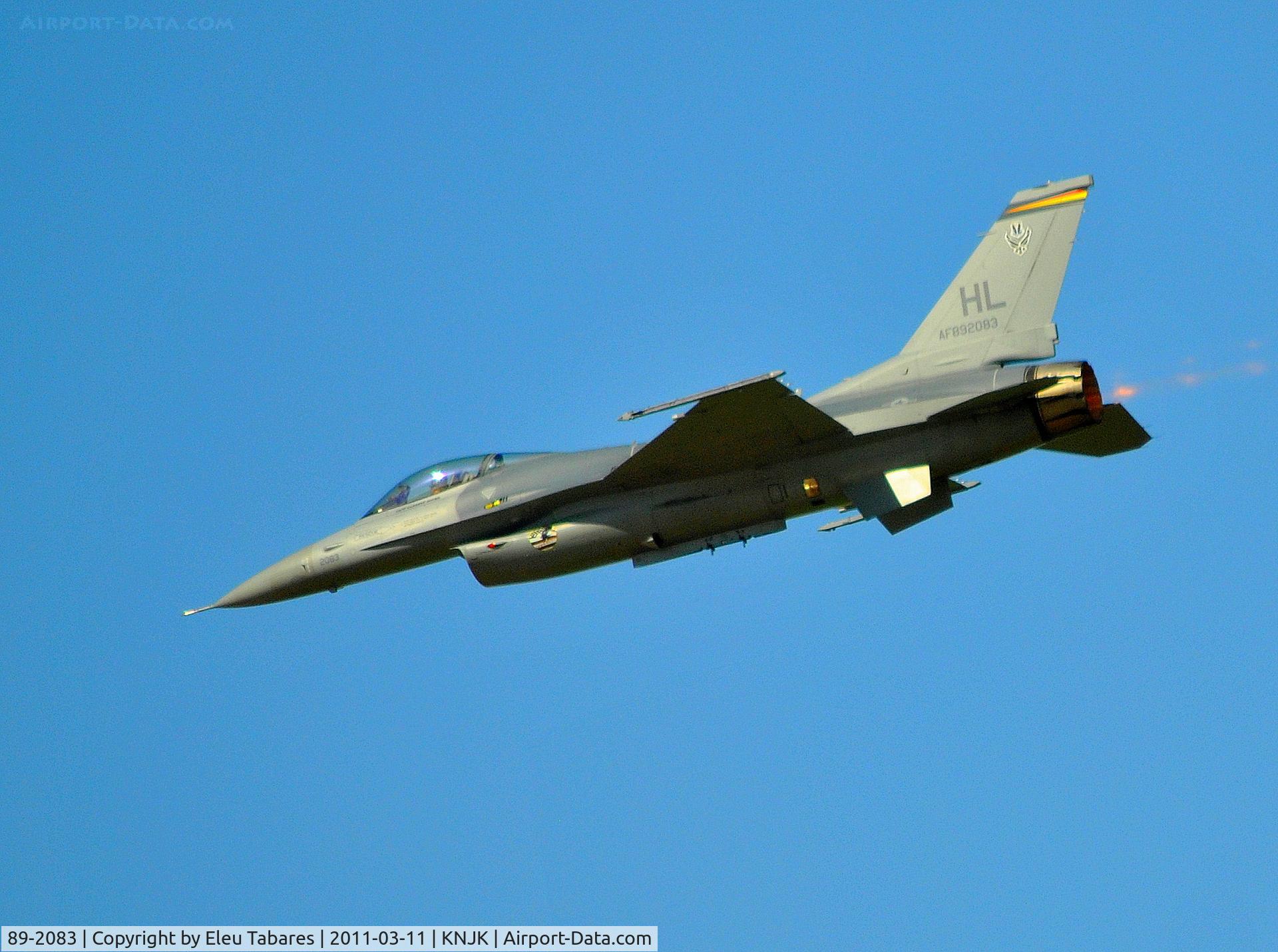 89-2083, General Dynamics F-16C Fighting Falcon C/N 1C-236, Taken at the Naval Air Facility in El Centro, California.
