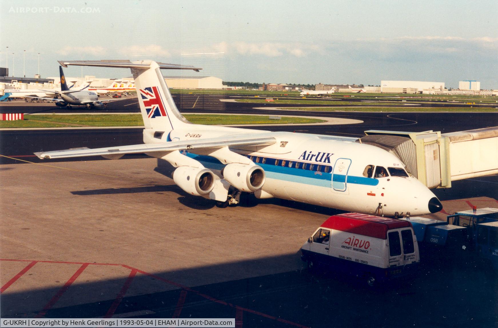 G-UKRH, 1987 British Aerospace BAe.146-200 C/N E2077, Air UK