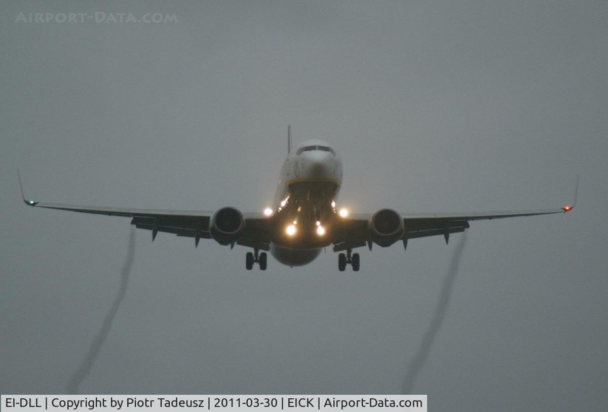 EI-DLL, 2008 Boeing 737-8AS C/N 33593, Night view.