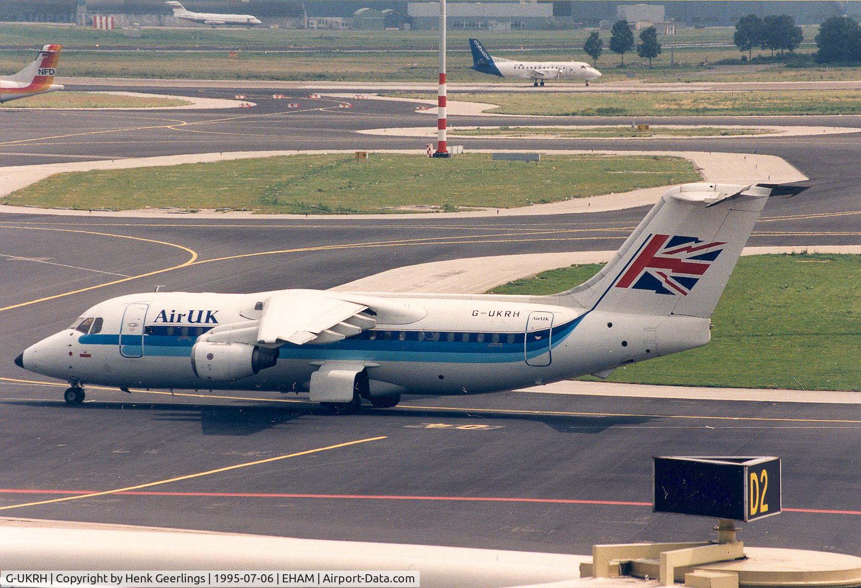 G-UKRH, 1987 British Aerospace BAe.146-200 C/N E2077, Air UK