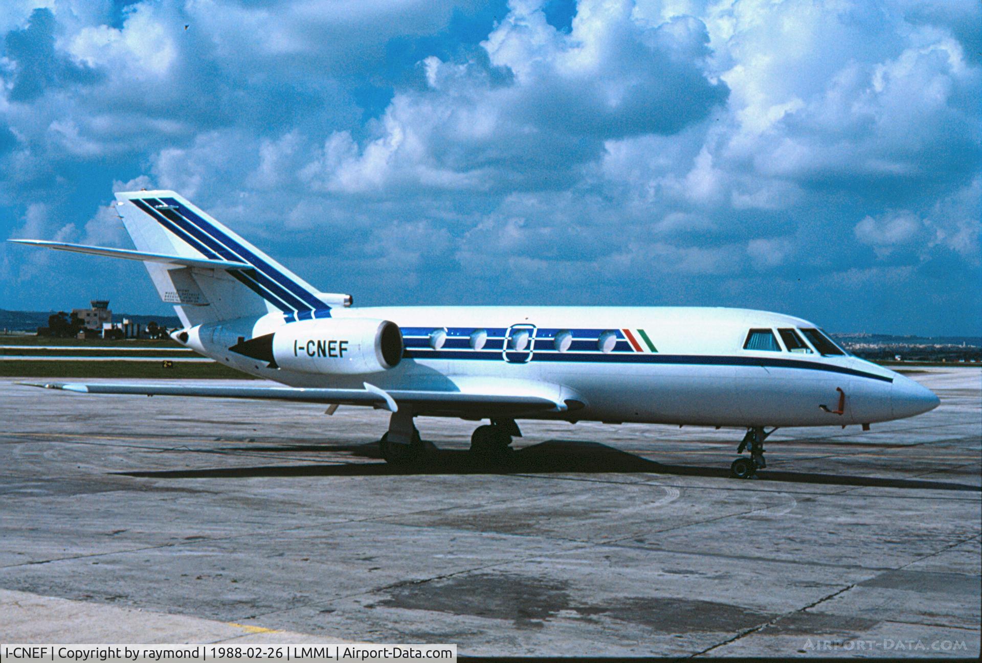 I-CNEF, Dassault Falcon 200 (20H) C/N 506, DA20 I CNEF Compagnia Aeronautica Italiana