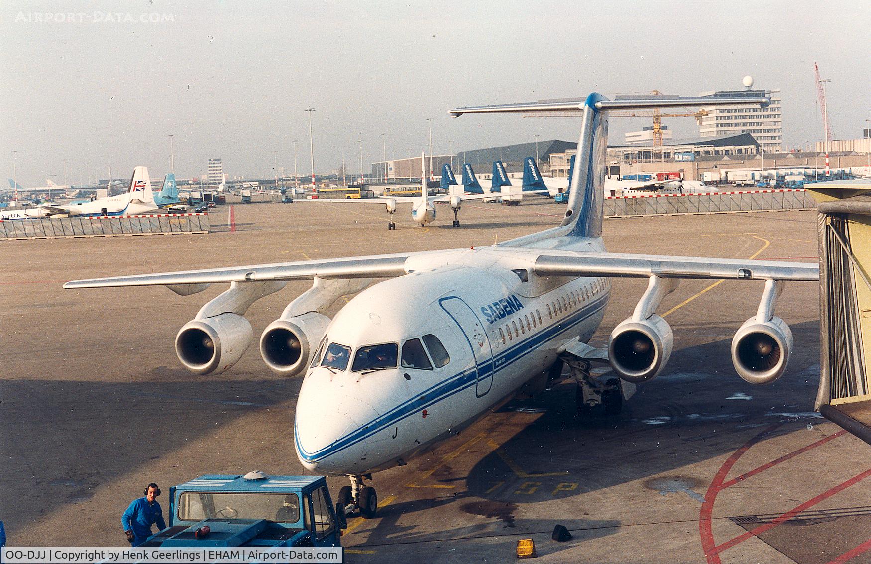 OO-DJJ, 1991 British Aerospace BAe.146-200 C/N E2196, Sabena
