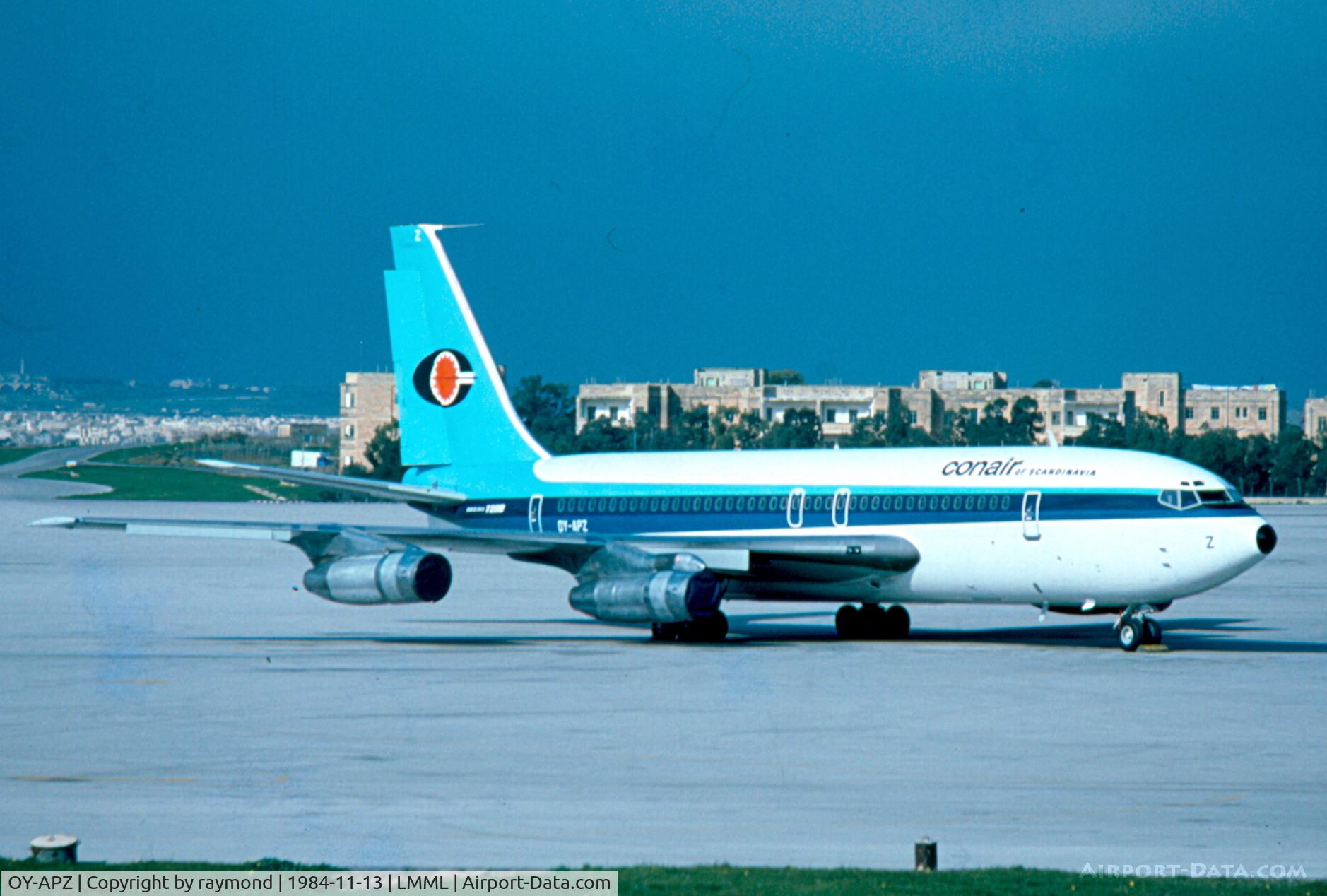 OY-APZ, 1961 Boeing 720-051B C/N 18384, B720 OY-APZ Conair