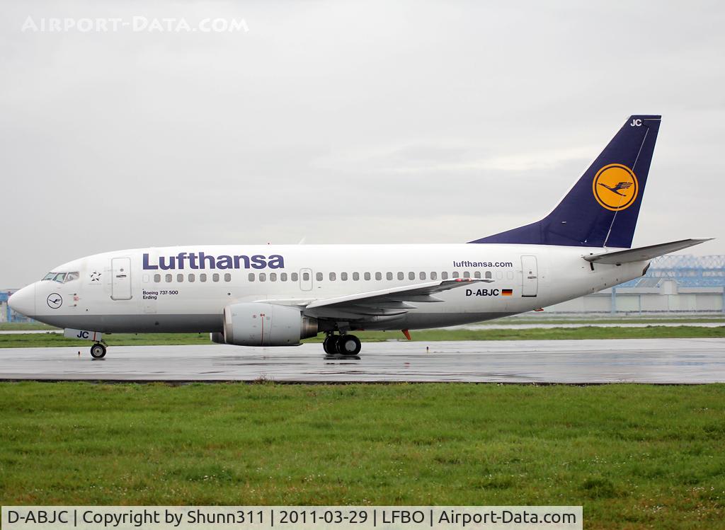 D-ABJC, 1991 Boeing 737-530 C/N 25272, Taxiing to the Terminal...
