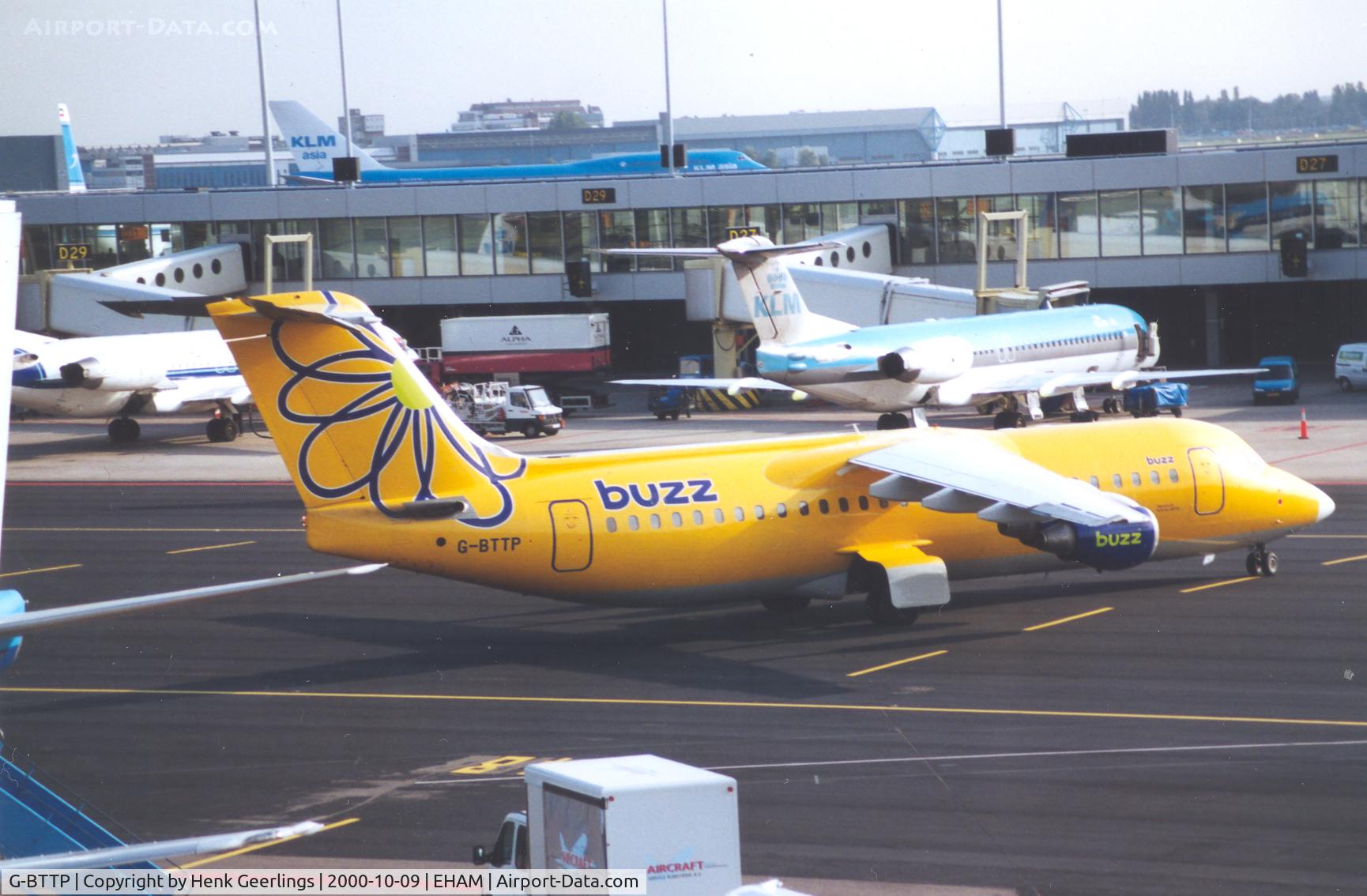 G-BTTP, 1991 British Aerospace BAe.146-300 C/N E3203, BUZZ