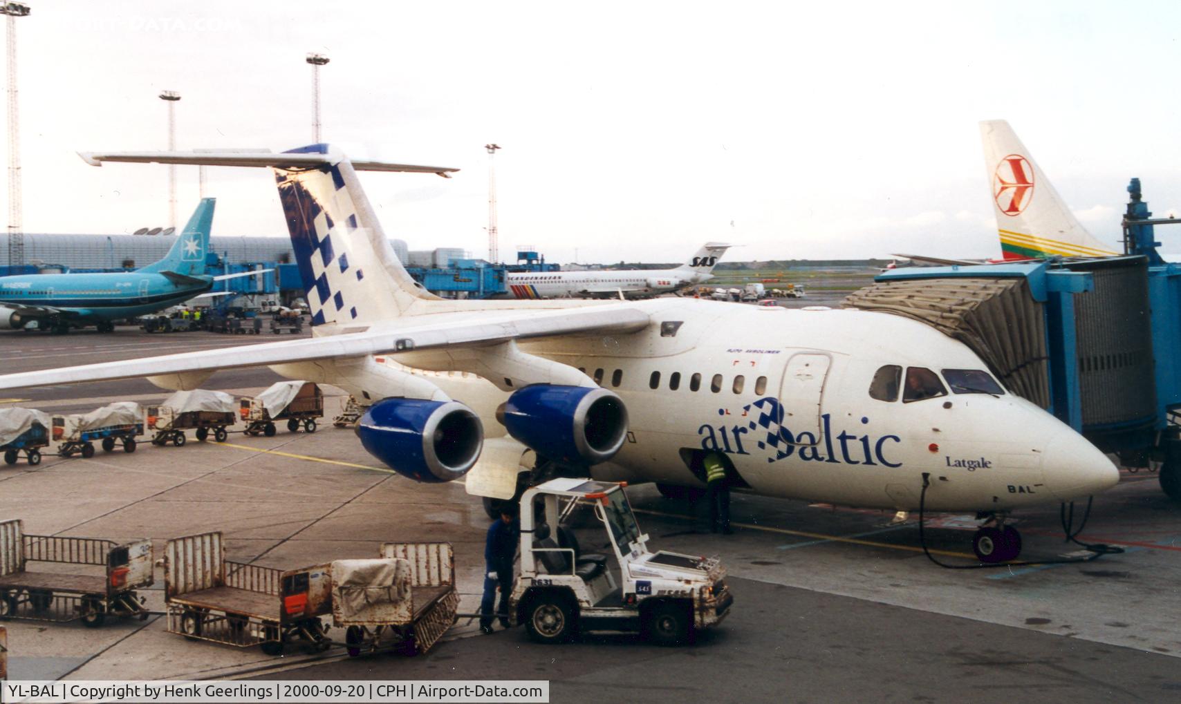 YL-BAL, 1993 British Aerospace Avro 146-RJ70 C/N E1224, Air Baltic