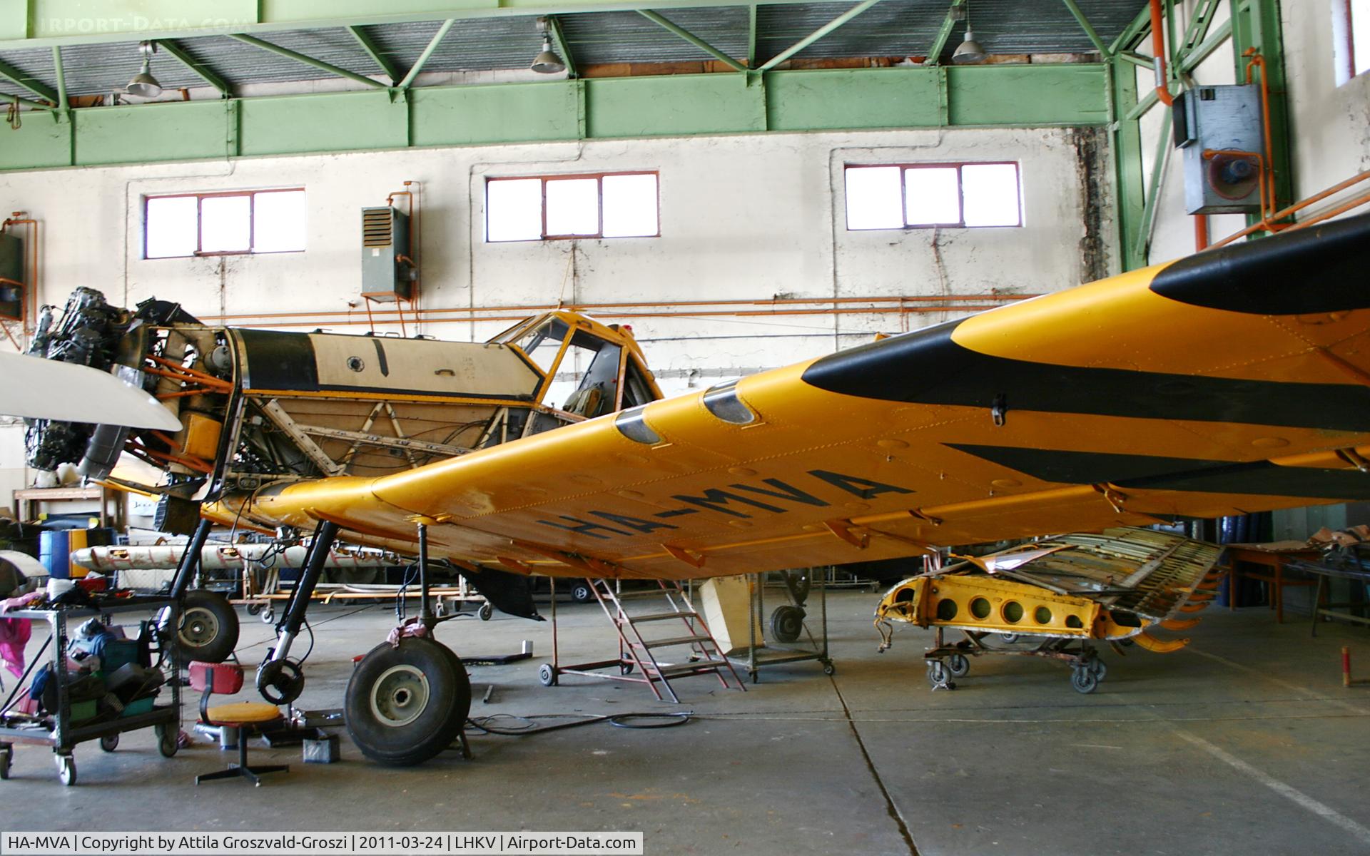 HA-MVA, 1988 PZL-Mielec M-18A Dromader C/N 1Z007-06, Kaposujlak Airport, Hungary