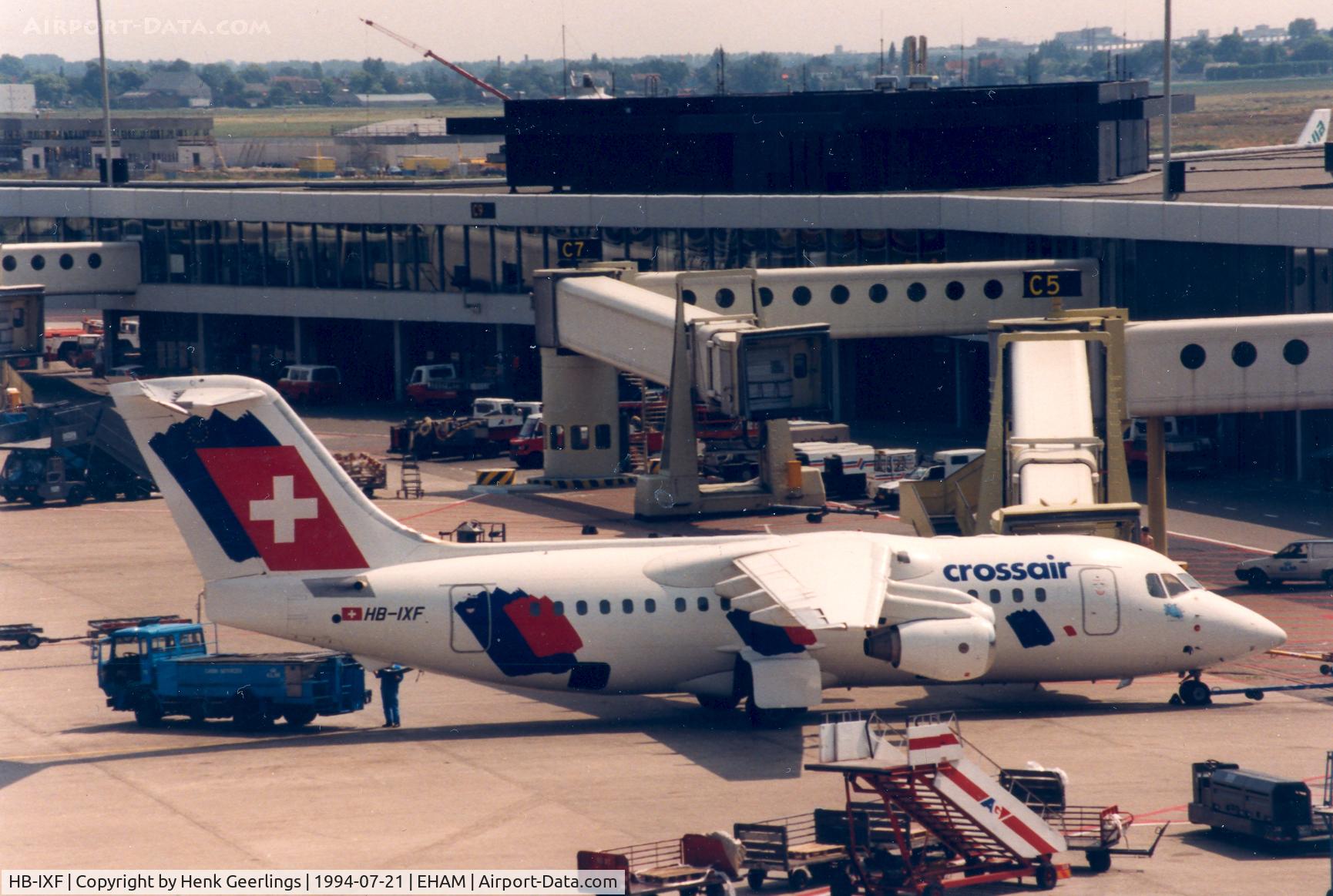 HB-IXF, 1992 British Aerospace BAe.146-200 C/N E2226, Crossair