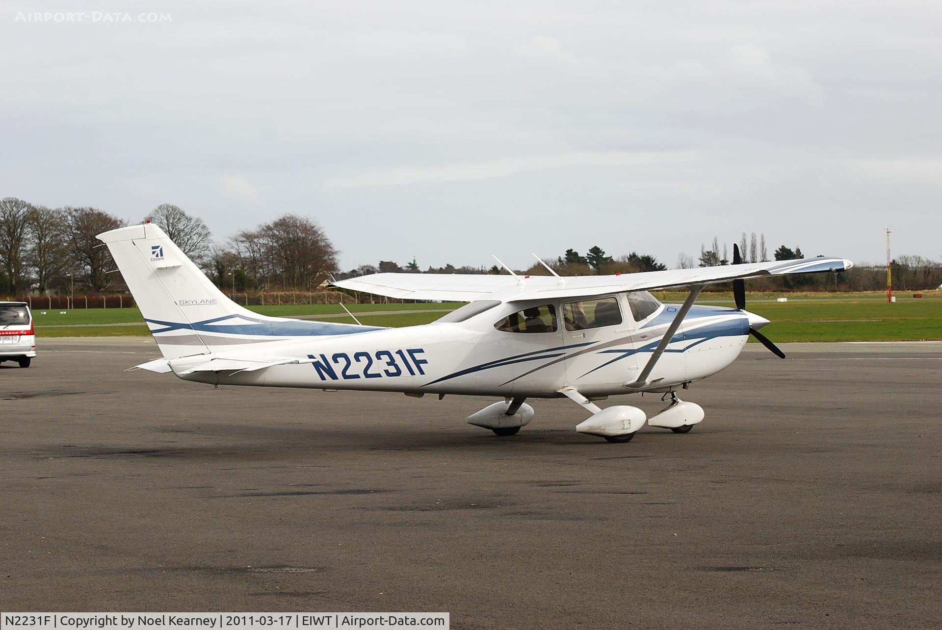 N2231F, 2007 Cessna 182T Skylane C/N 18281925, Parked on the apron at Weston