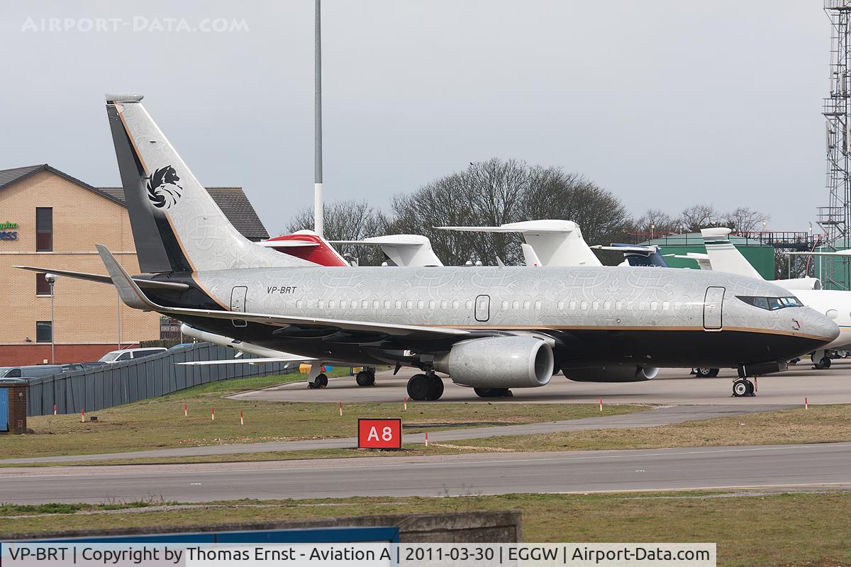 VP-BRT, 2001 Boeing 737-7BC C/N 32970, Sitting on the ramp