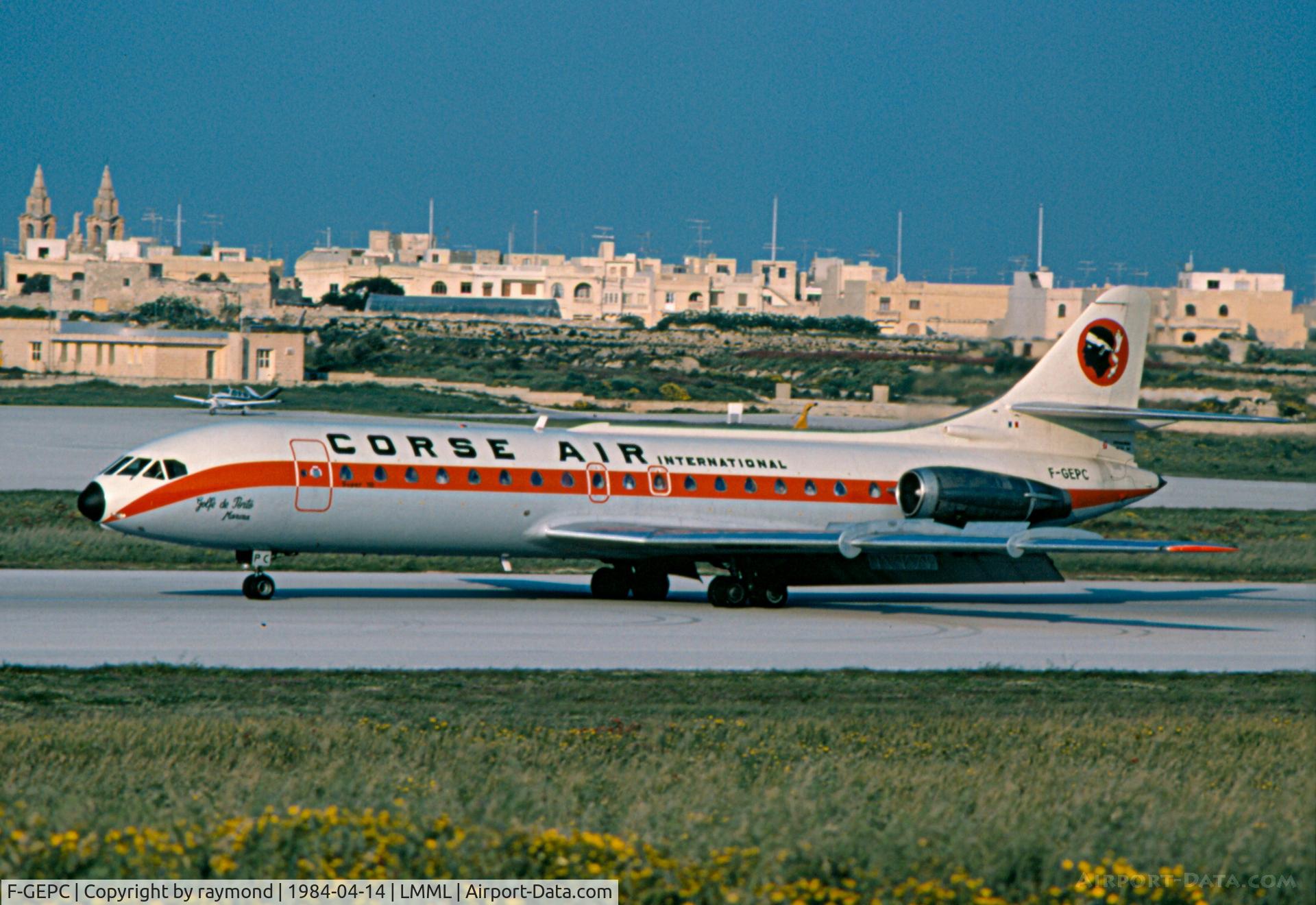 F-GEPC, 1964 Aerospatiale SE-210 Caravelle 10B3 Super B C/N 184, Caravelle F-GEPC Corseair