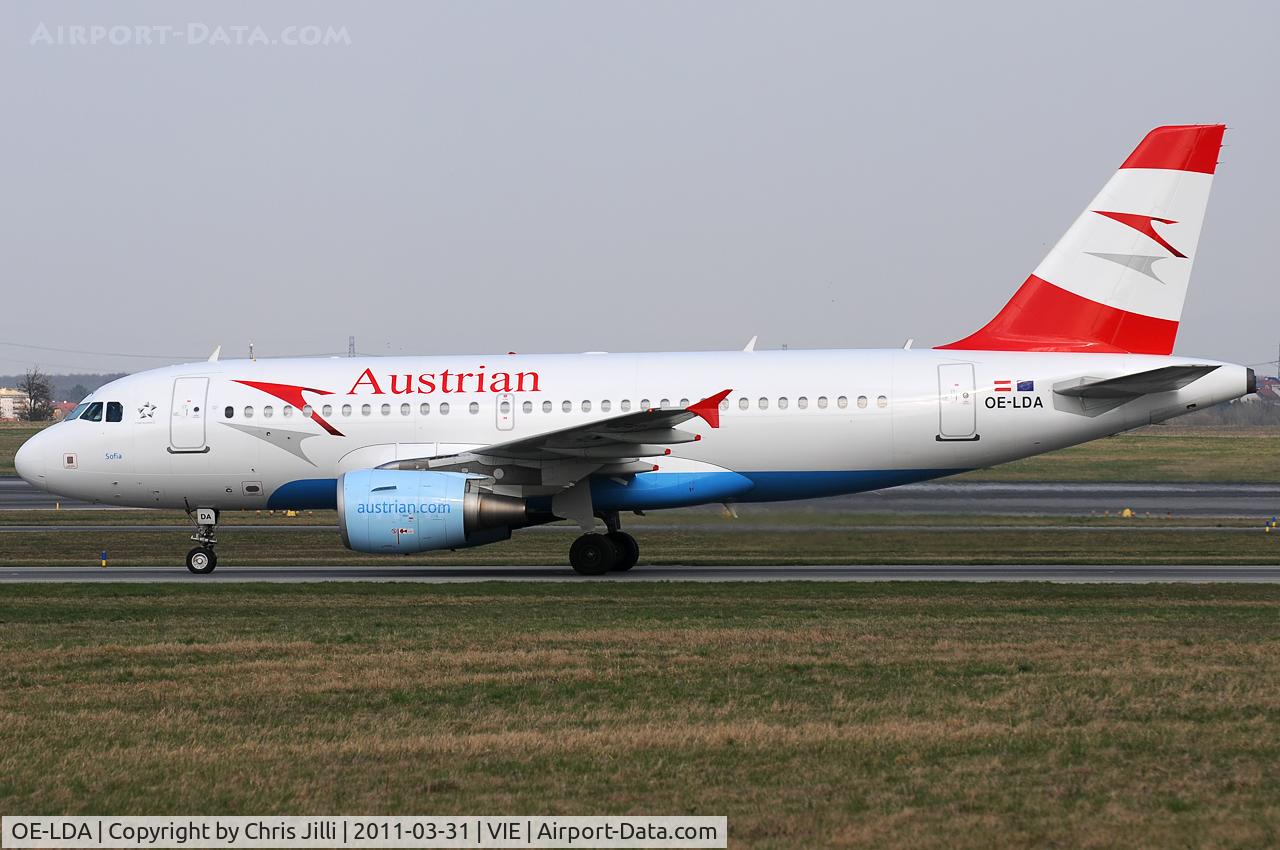 OE-LDA, 2004 Airbus A319-112 C/N 2131, Austrian Airlines