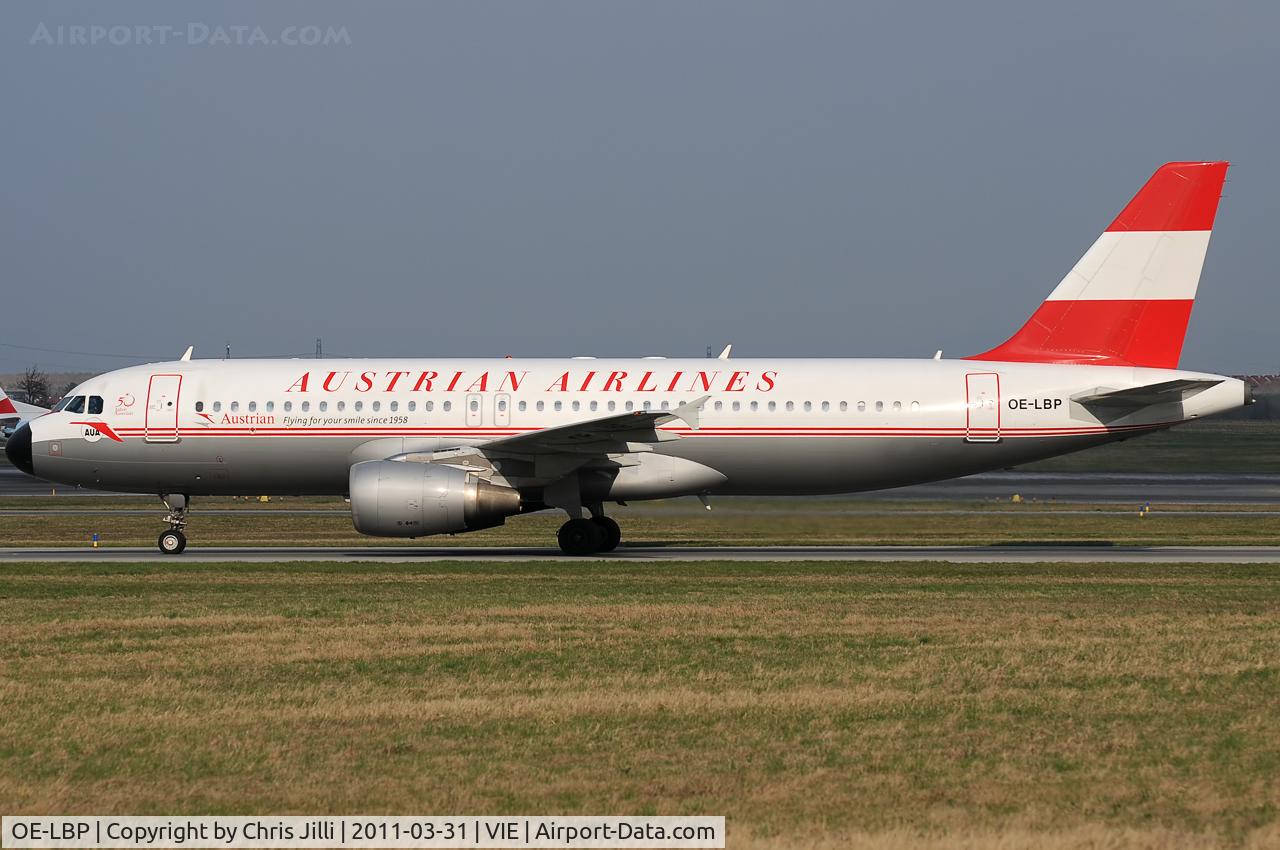 OE-LBP, 1998 Airbus A320-214 C/N 797, Austrian Airlines