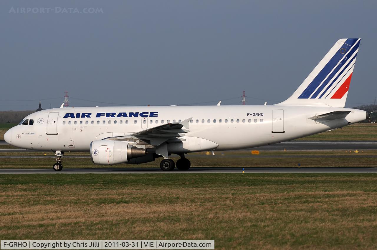 F-GRHO, 2000 Airbus A319-111 C/N 1271, Air France