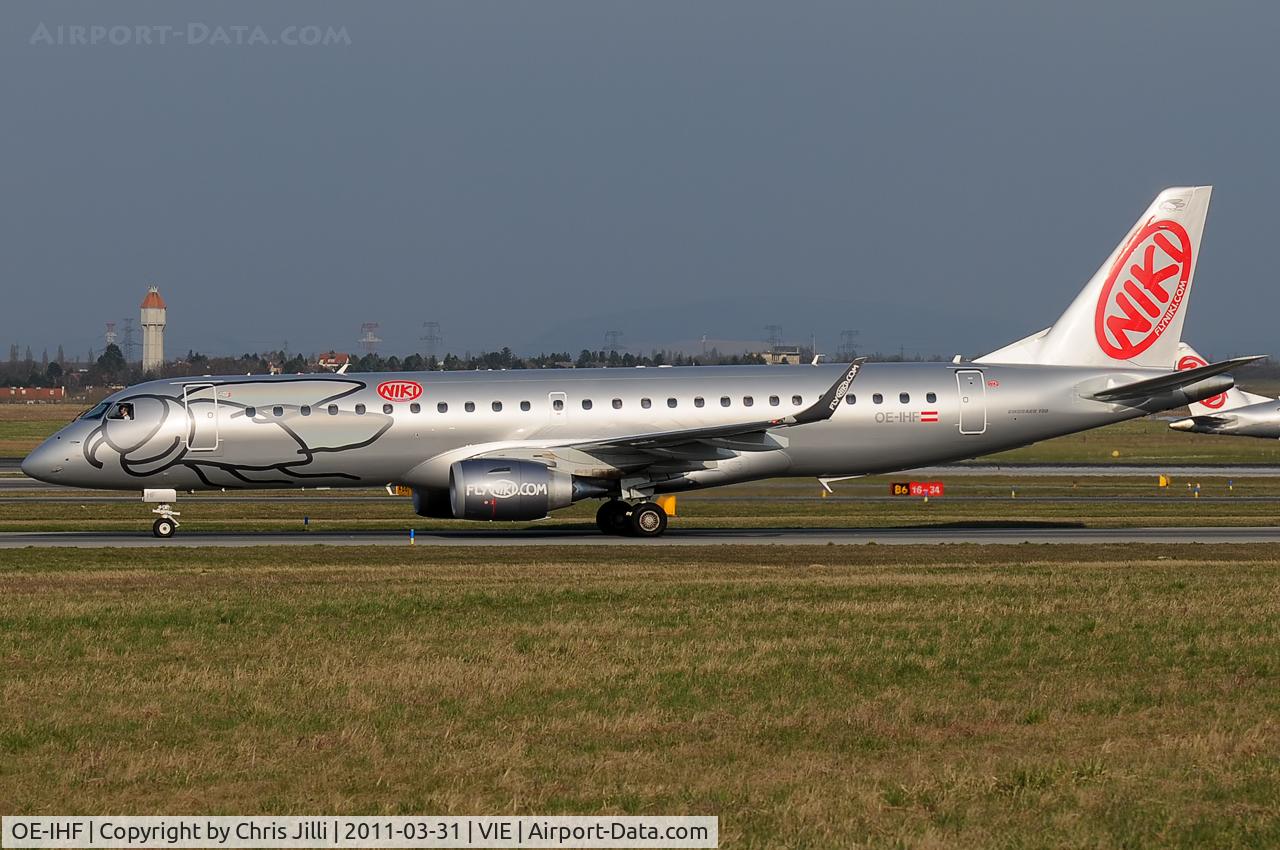 OE-IHF, 2011 Embraer 190LR (ERJ-190-100LR) C/N 19000420, NIKI