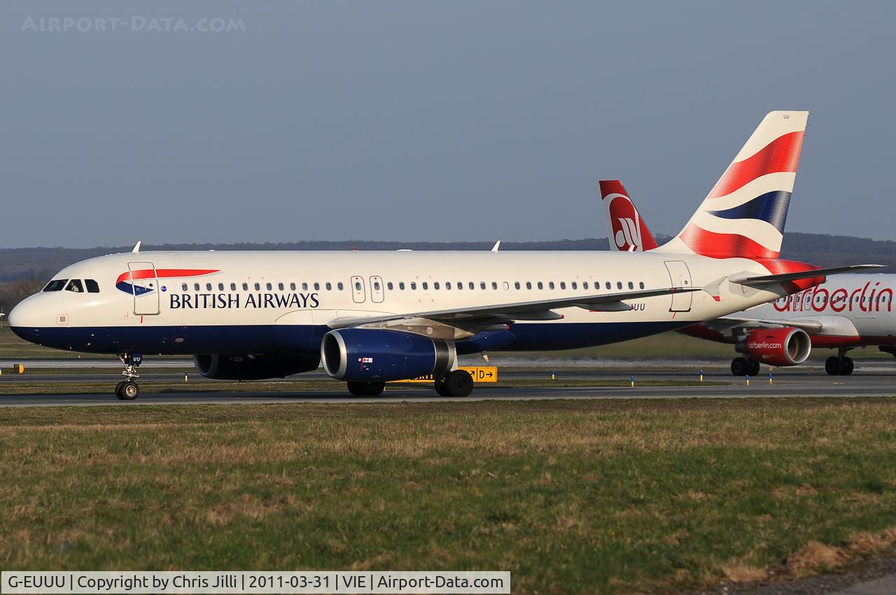 G-EUUU, 2008 Airbus A320-232 C/N 3351, British Airways