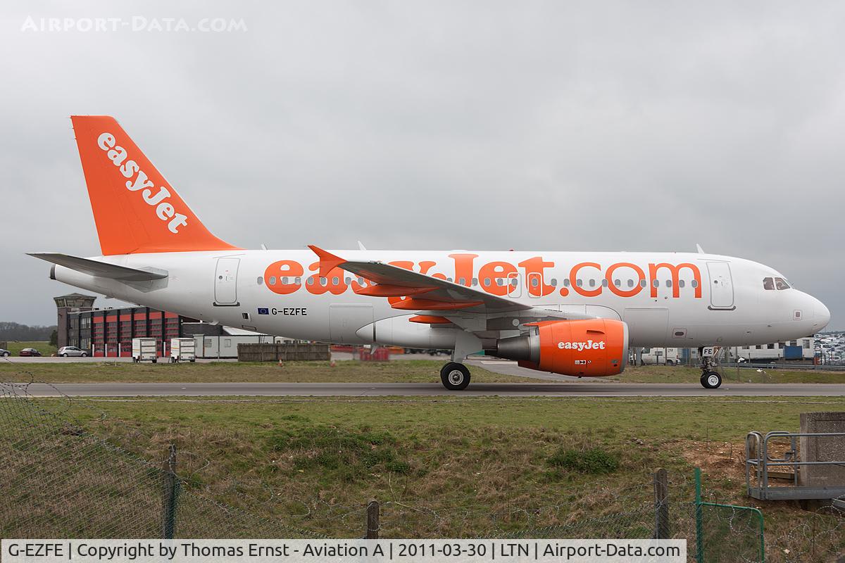 G-EZFE, 2009 Airbus A319-111 C/N 3824, G-EZFE