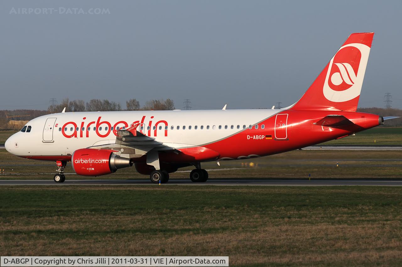 D-ABGP, 2008 Airbus A319-112 C/N 3728, Air Berlin