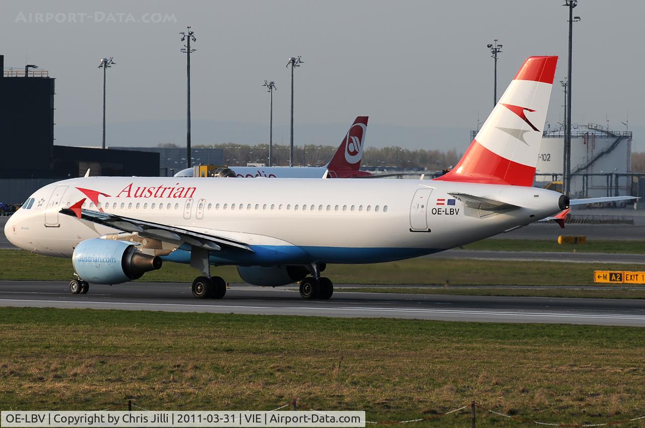 OE-LBV, 2000 Airbus A320-214 C/N 1385, Austrian Airlines