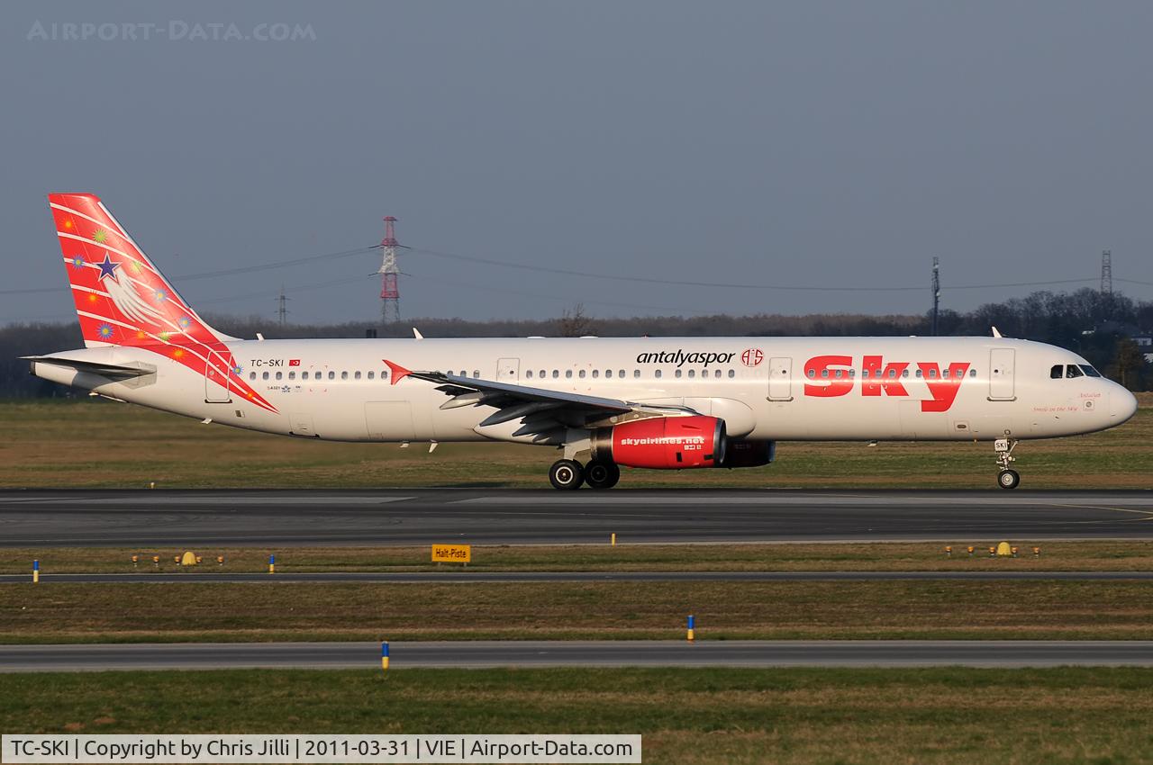 TC-SKI, 1998 Airbus A321-231 C/N 0811, Sky Airlines