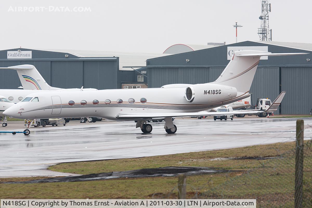 N418SG, 2008 Gulfstream Aerospace GV-SP (G550) C/N 5207, N418SG