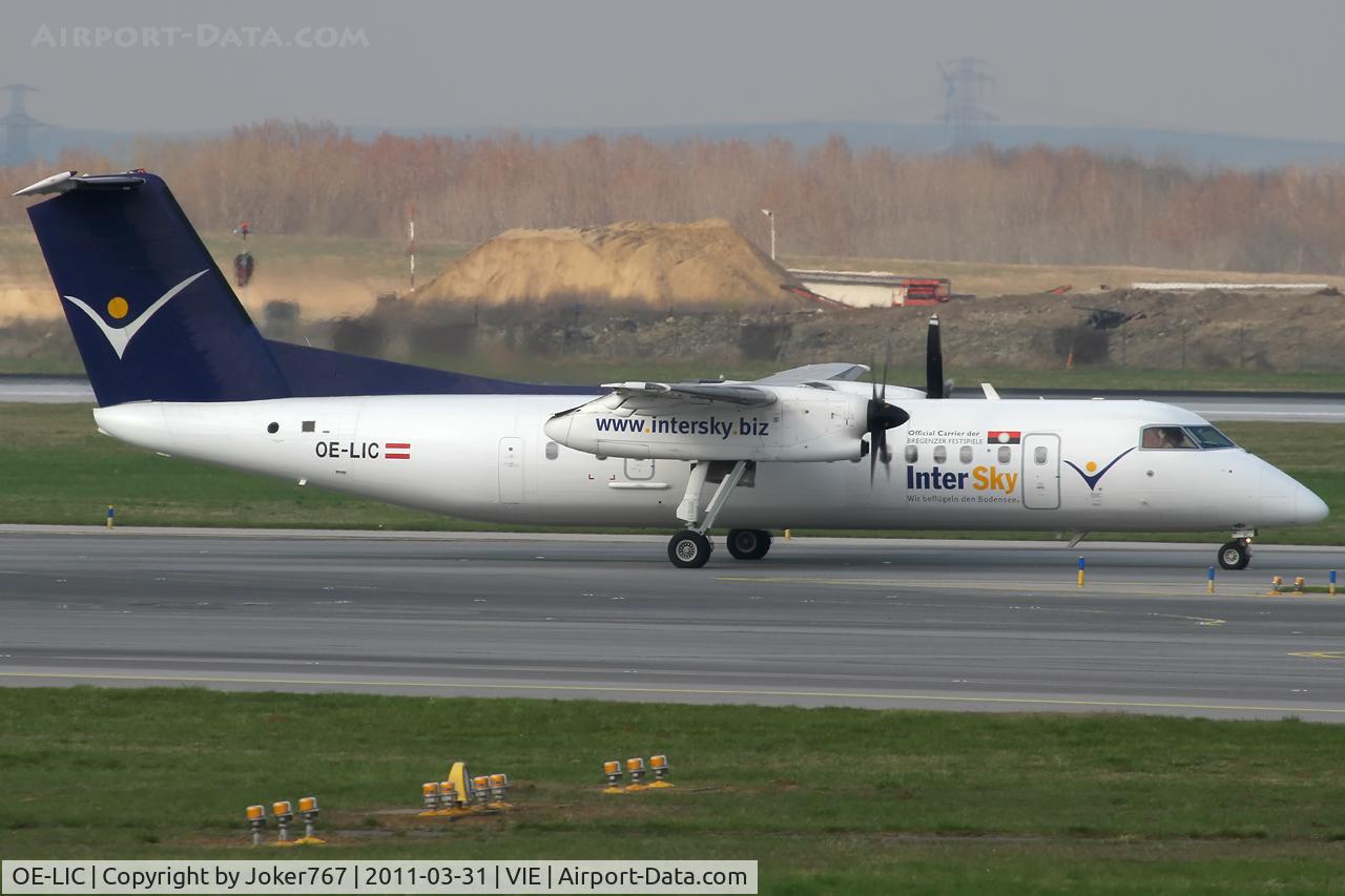 OE-LIC, 1997 De Havilland Canada DHC-8-314 Dash 8 C/N 503, Intersky