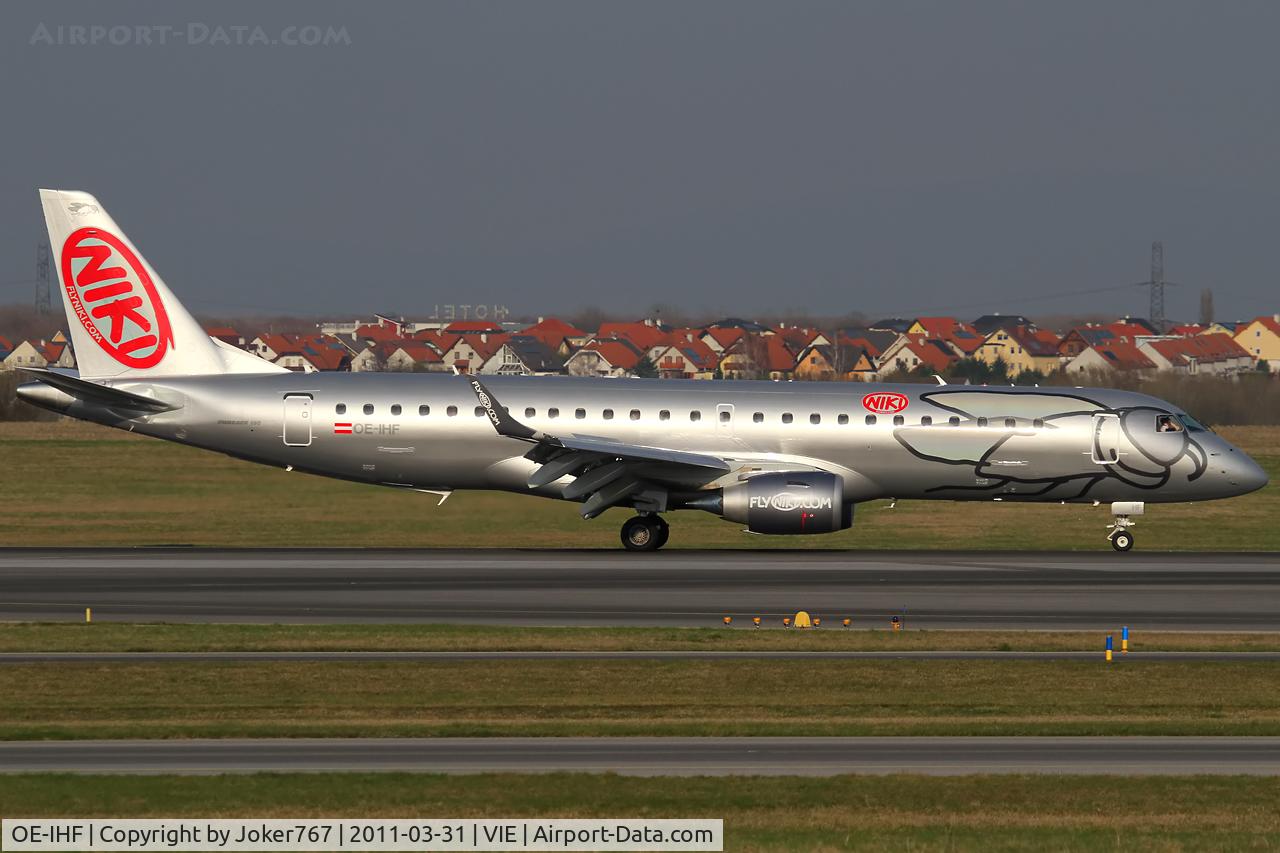 OE-IHF, 2011 Embraer 190LR (ERJ-190-100LR) C/N 19000420, NIKI