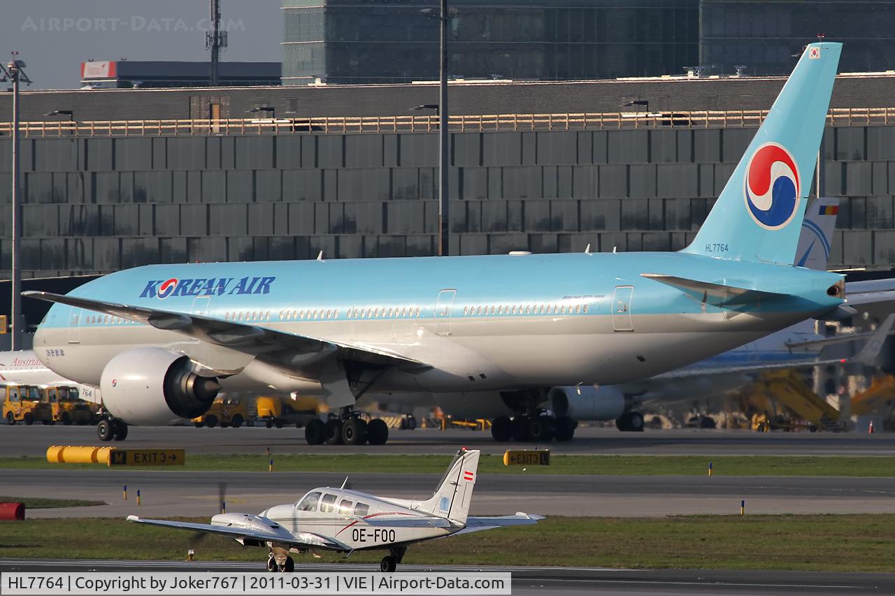 HL7764, 2007 Boeing 777-2B5/ER C/N 34214, Korean Air & OE-FOD