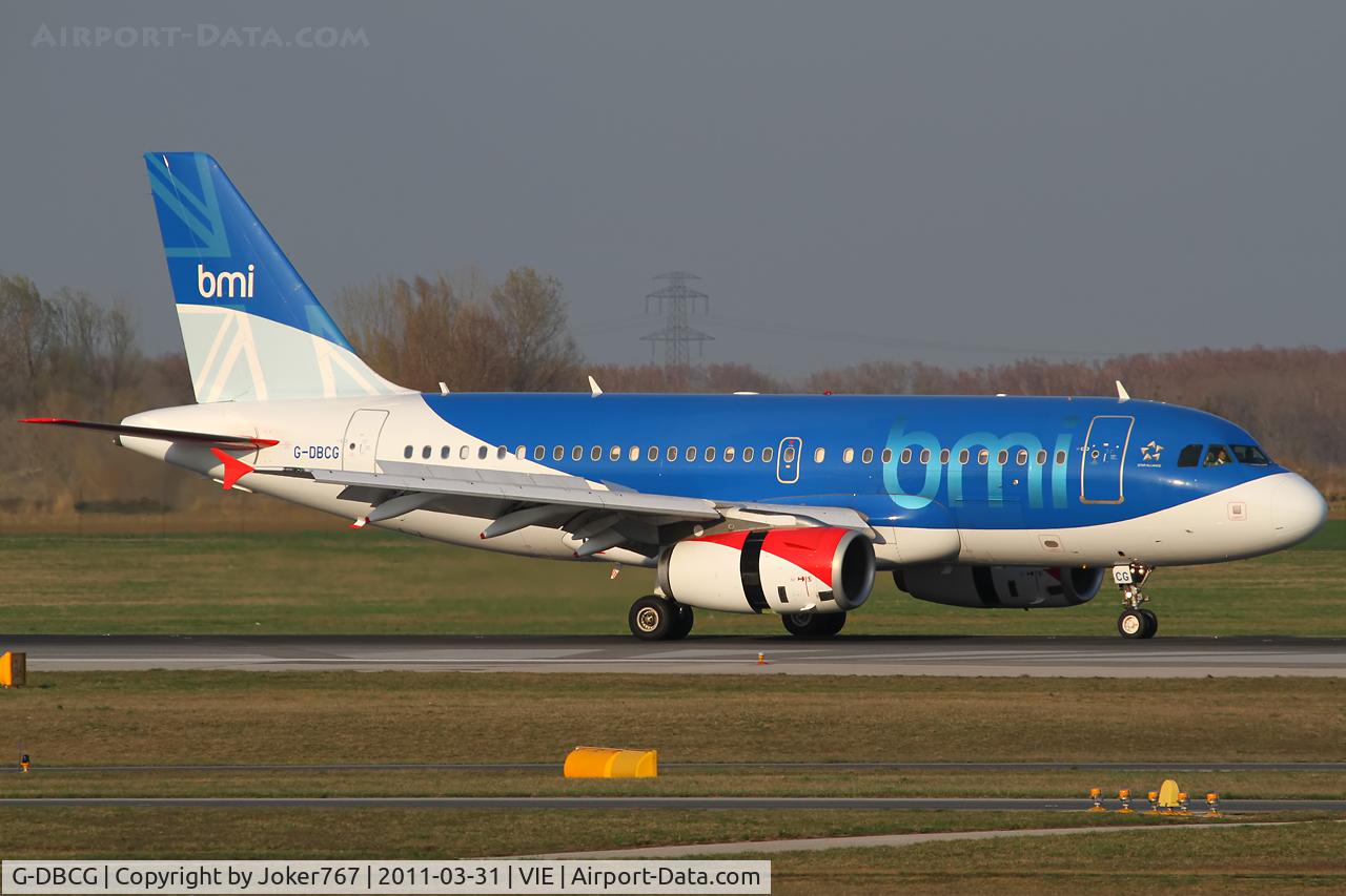 G-DBCG, 2005 Airbus A319-131 C/N 2694, BMI