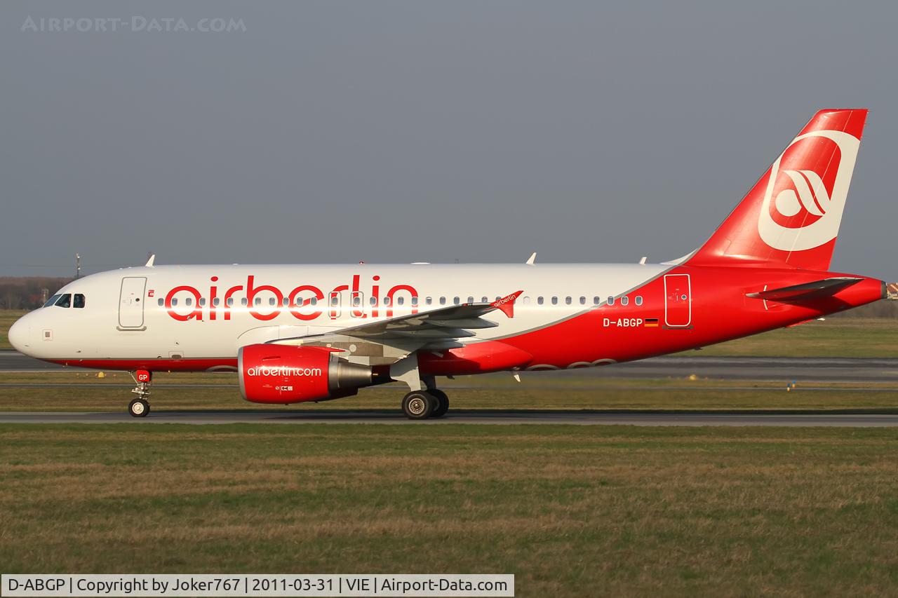 D-ABGP, 2008 Airbus A319-112 C/N 3728, Air Berlin
