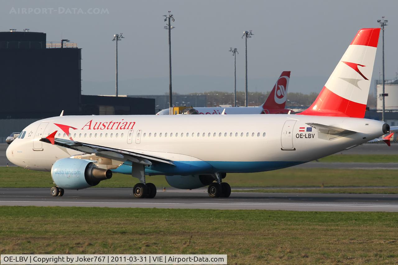 OE-LBV, 2000 Airbus A320-214 C/N 1385, Austrian Airlines