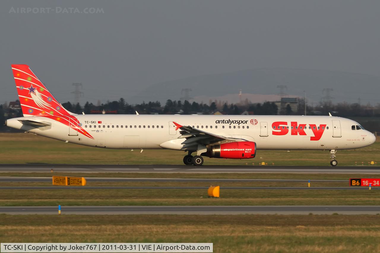 TC-SKI, 1998 Airbus A321-231 C/N 0811, Sky Airlines