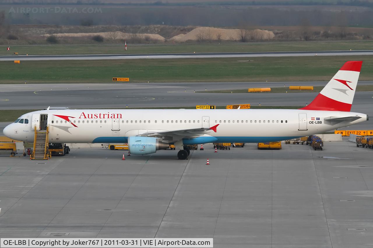OE-LBB, 1995 Airbus A321-111 C/N 570, Austrian Airlines