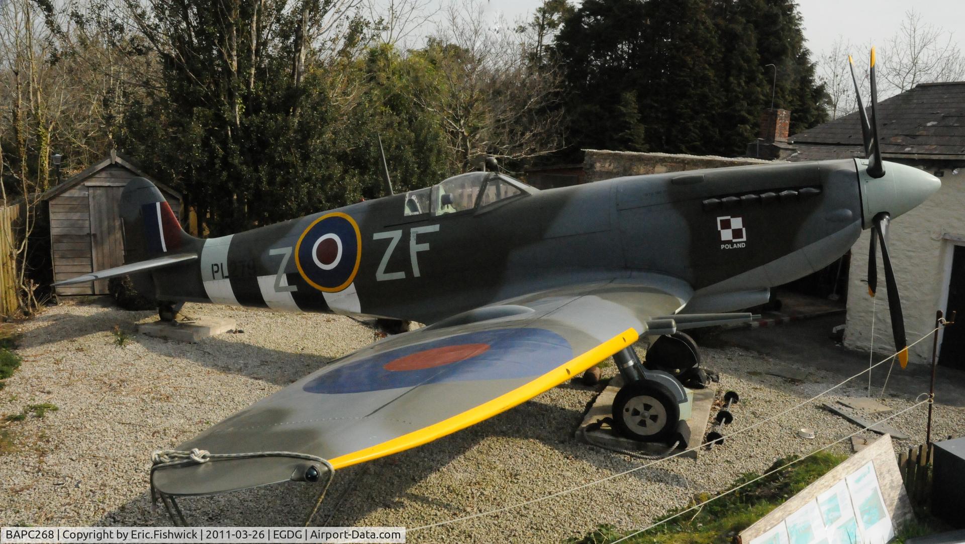 BAPC268, Supermarine 361 Spitfire IX Replica C/N BAPC.268, PL279 after a rebuild and new markings at Spitfire Corner.