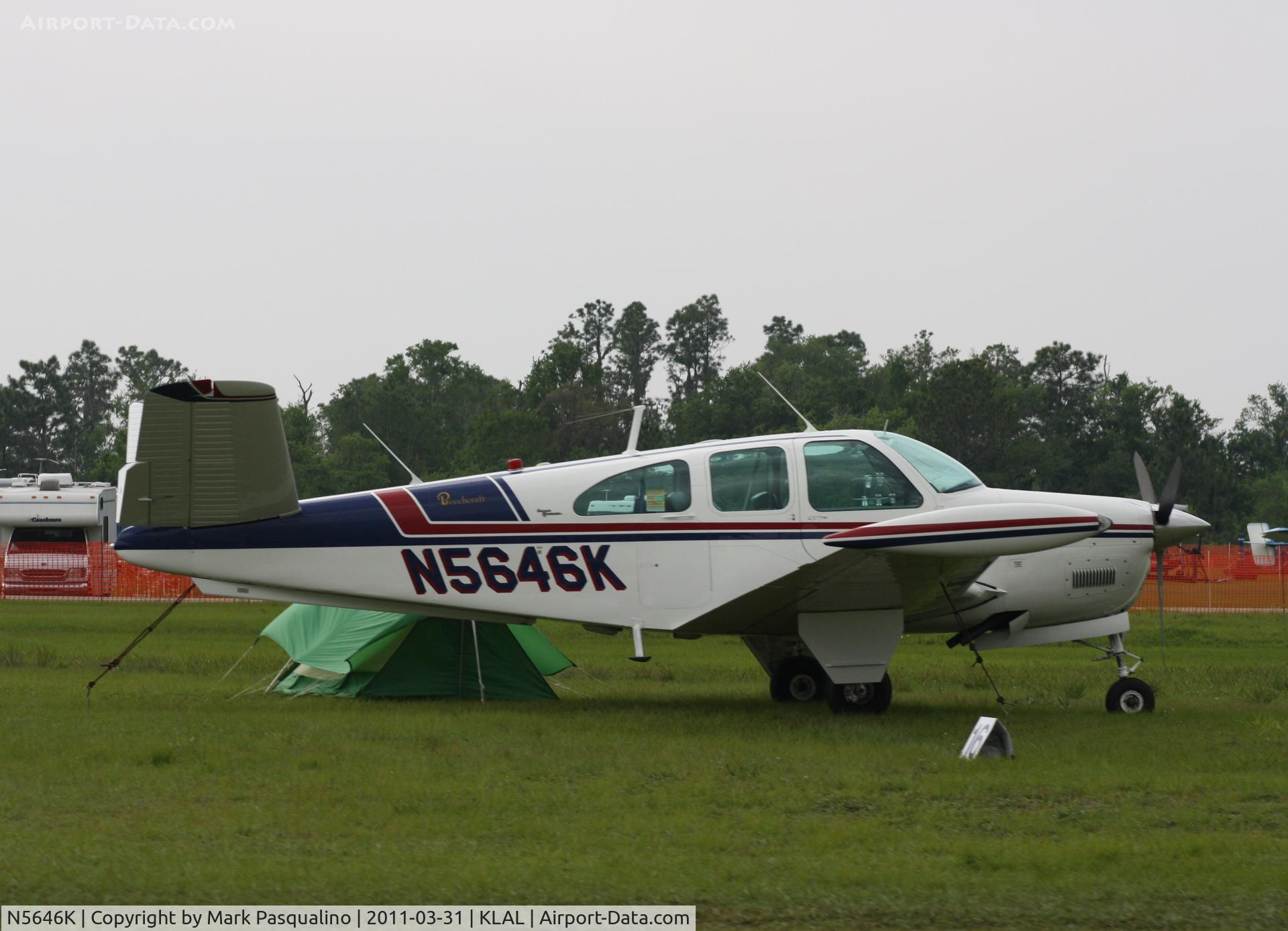 N5646K, 1964 Beech P35 Bonanza C/N D-7309, Beech P35