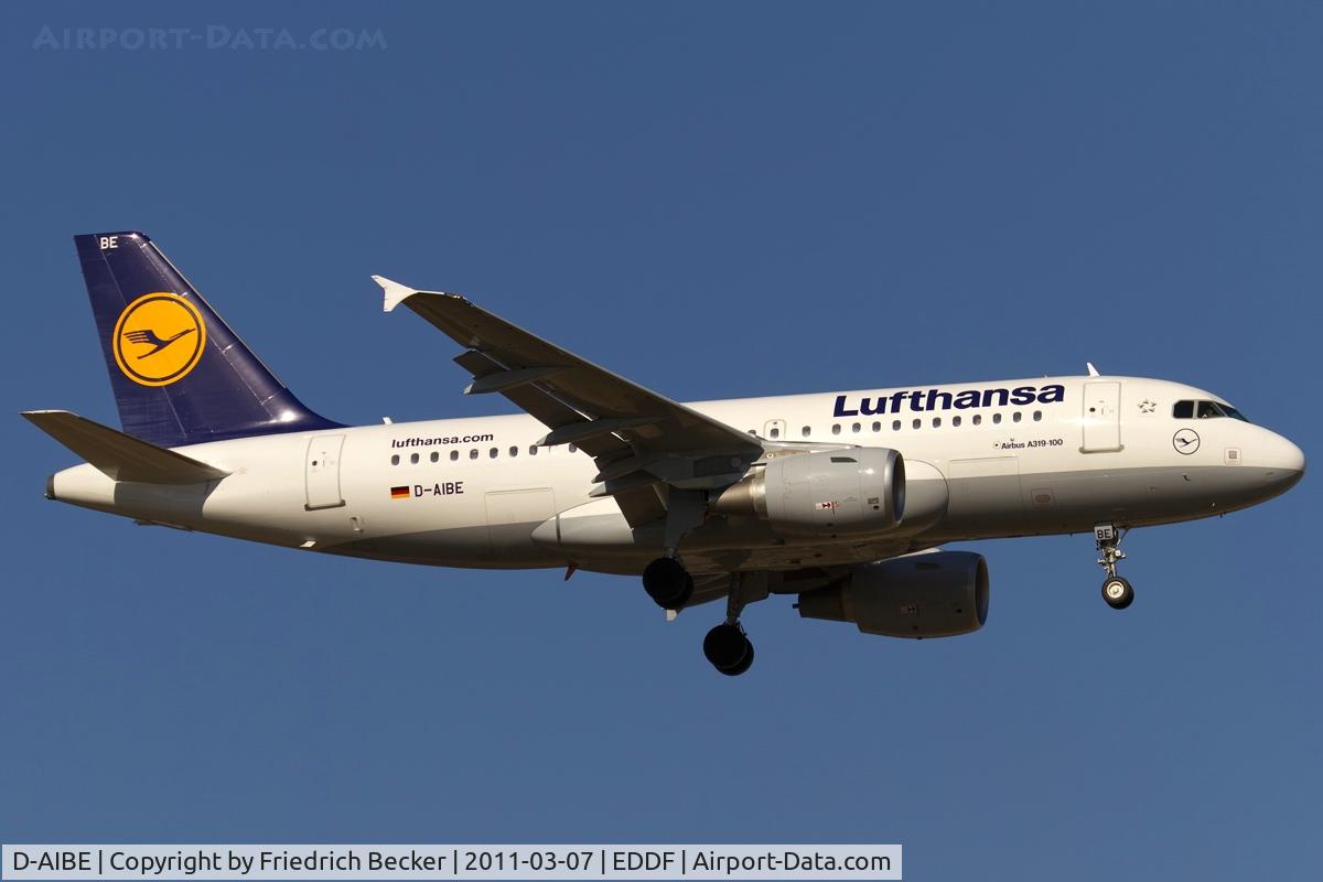 D-AIBE, 2010 Airbus A319-112 C/N 4511, on final