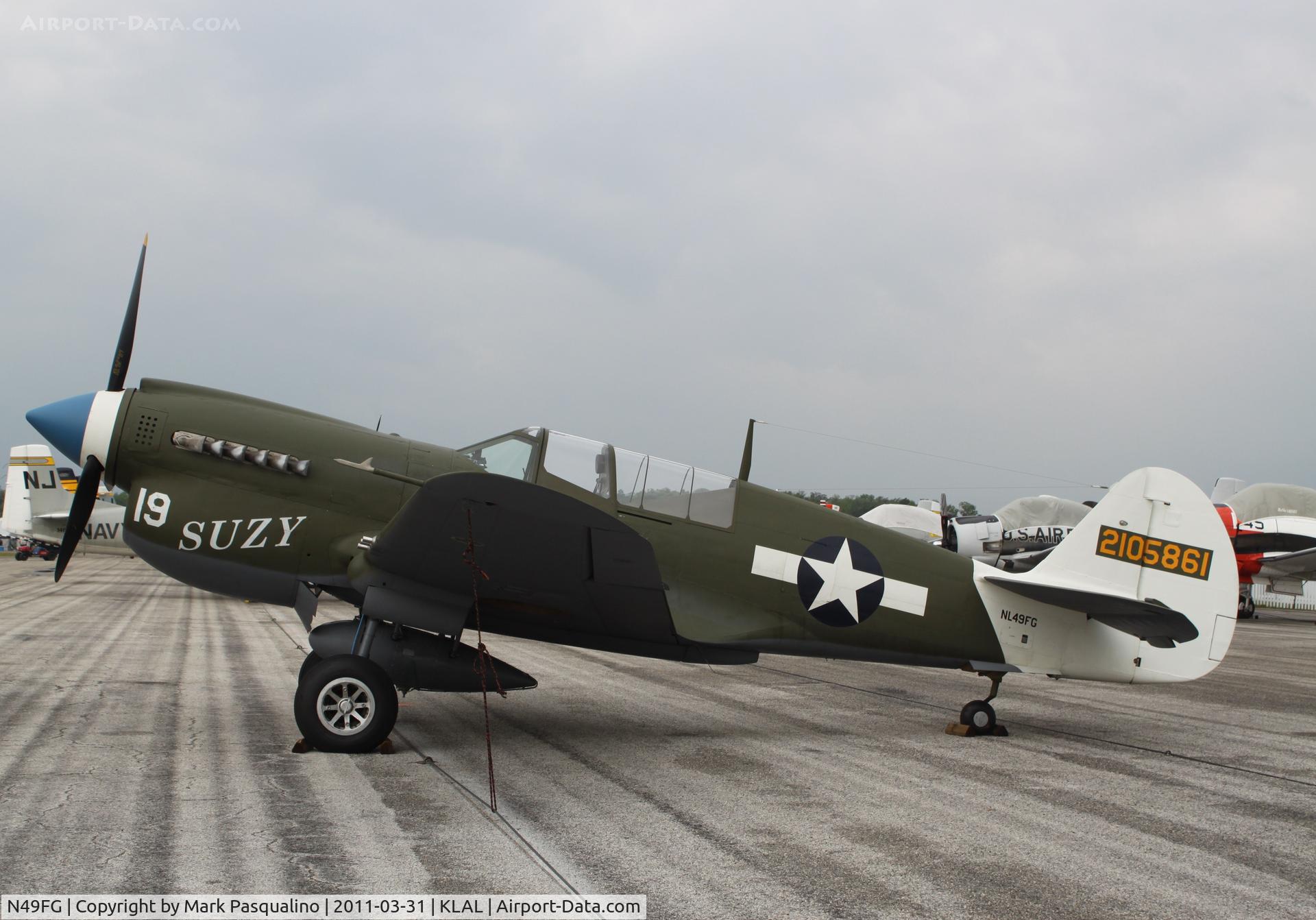 N49FG, 1943 Curtiss P-40N Warhawk C/N 29623, Curtiss P-40N