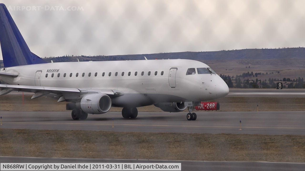 N868RW, 2006 Embraer 170SE (ERJ-170-100SE) C/N 17000131, Frontier Bombardier 170 @ BIL