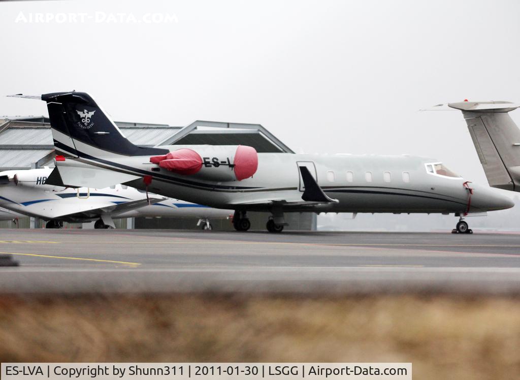 ES-LVA, 2009 Learjet 60 C/N 60-372, Parked at the General Aviation area...