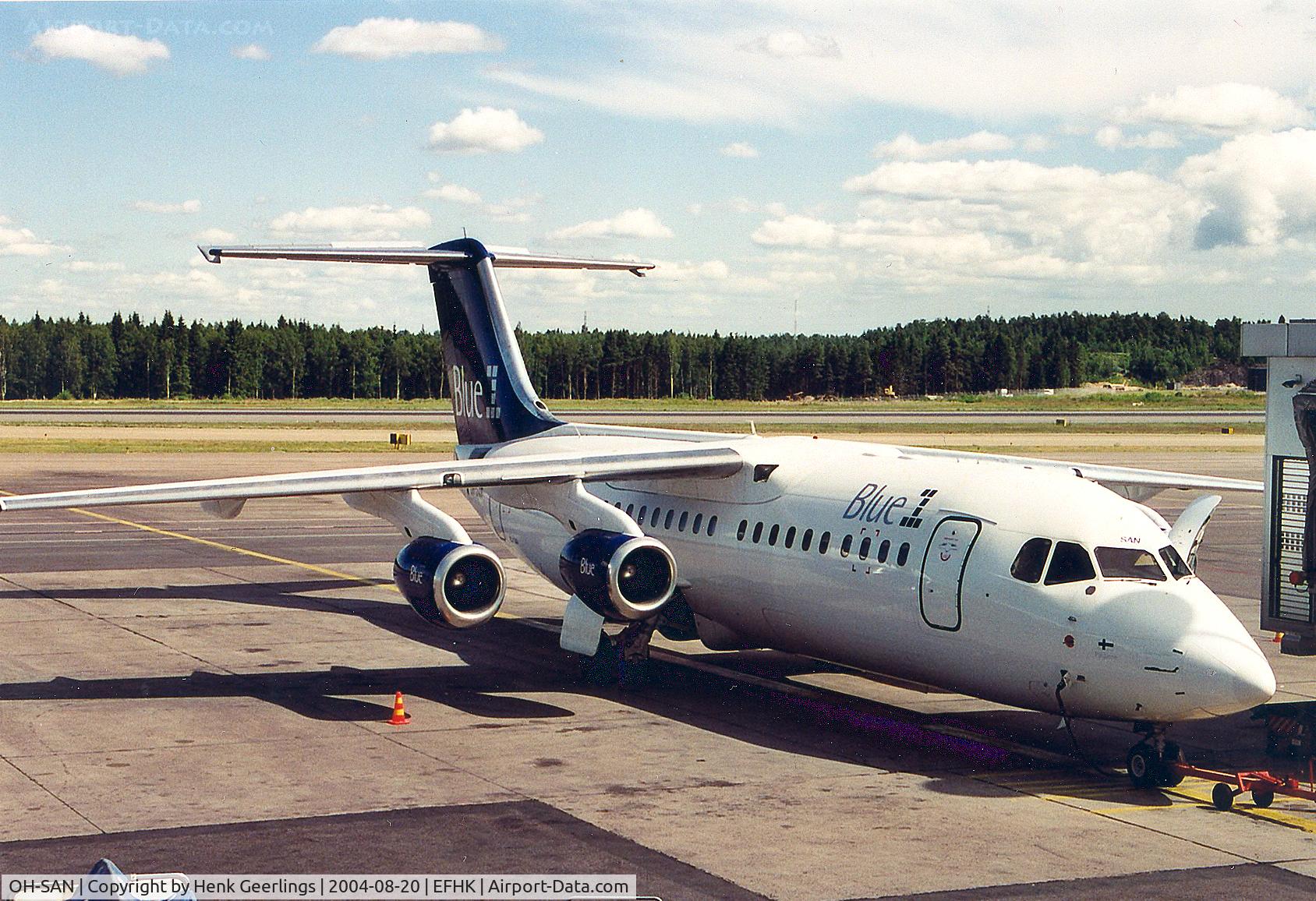 OH-SAN, 2002 British Aerospace Avro 146-RJ100 C/N E3387, Blue 1