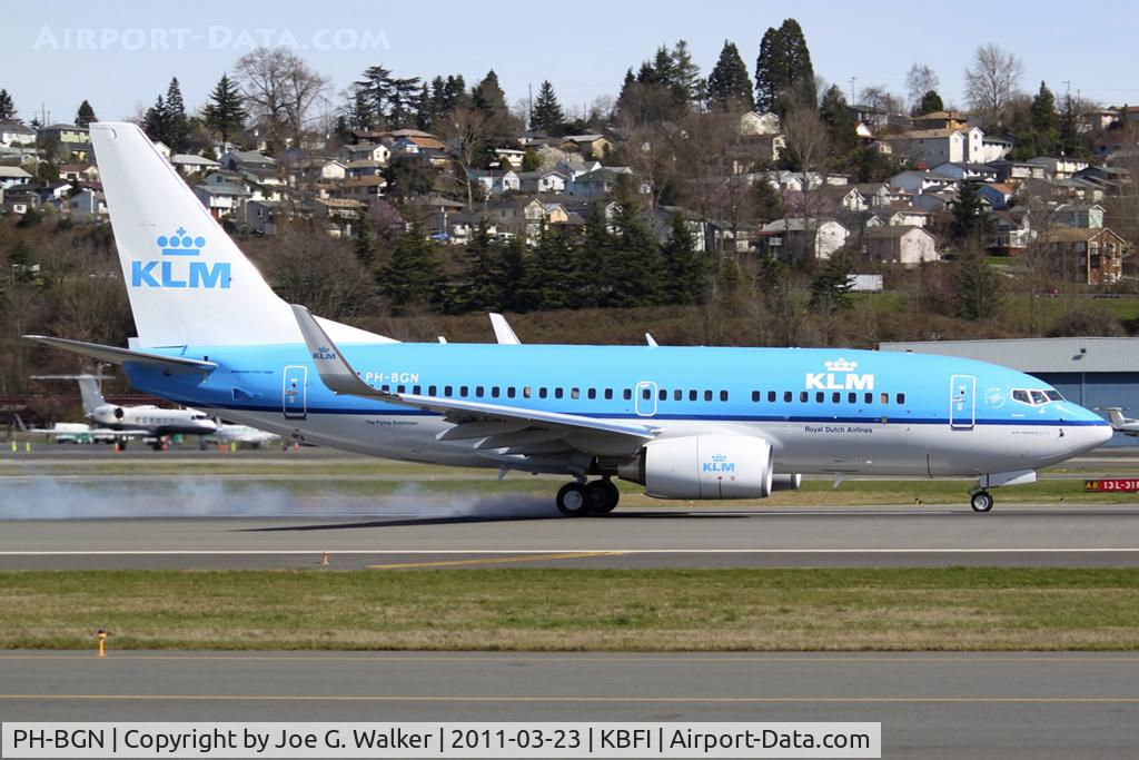 PH-BGN, 2011 Boeing 737-7K2 C/N 38125, Aircraft name: Gannet/Jan van Gent