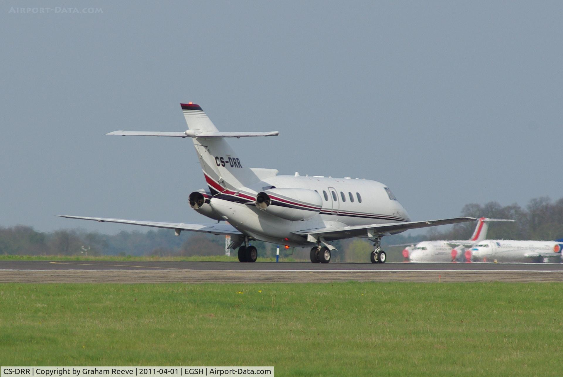 CS-DRR, 2006 Raytheon Hawker 800XP C/N 258786, On the runway.