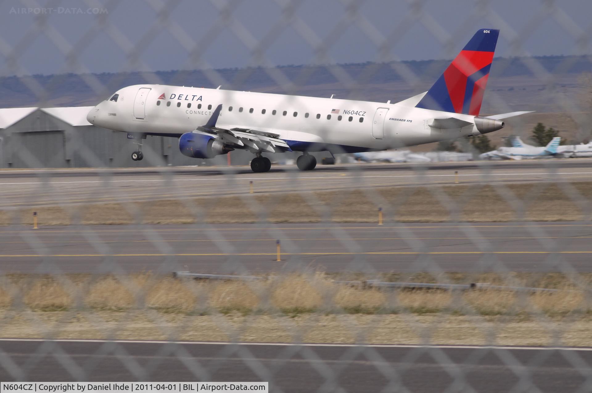 N604CZ, 2007 Embraer 175LR (ERJ-170-200LR) C/N 17000181, Delta Embraer @ BIL