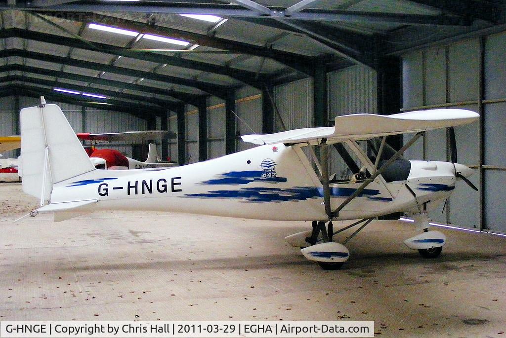 G-HNGE, 2006 Comco Ikarus C42 FB80 C/N 0607-6838, operated by Compton Abbas Airfield