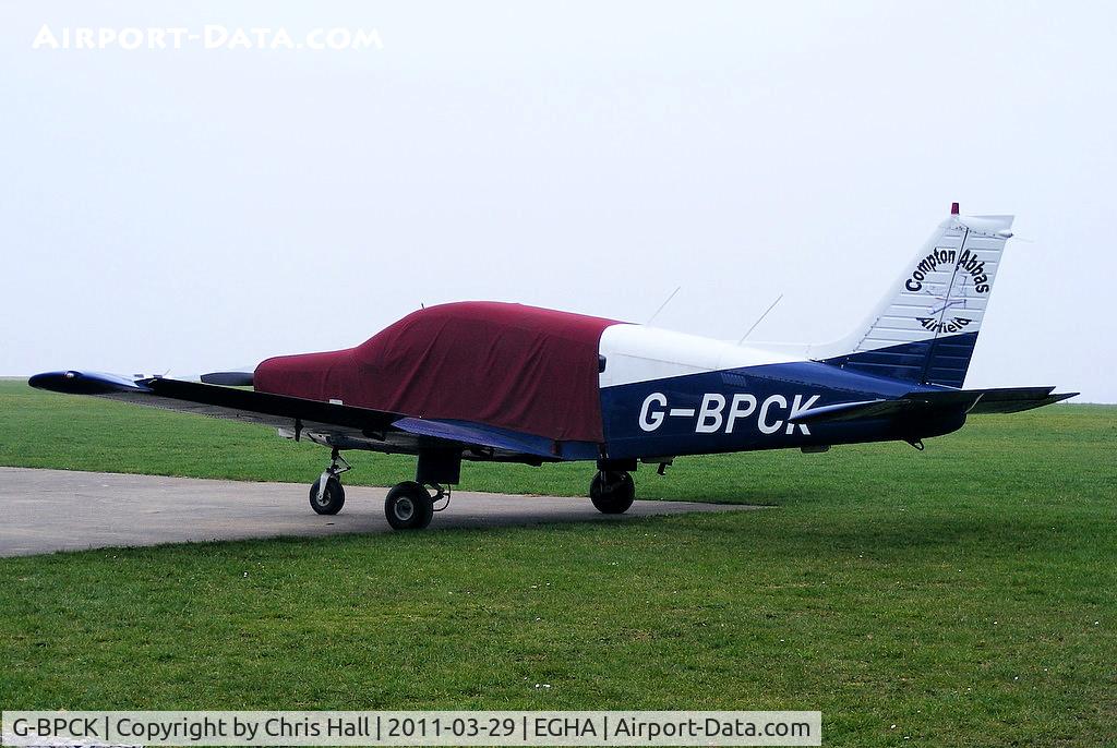 G-BPCK, 1980 Piper PA-28-161 Cherokee Warrior II C/N 28-8016279, operated by Compton Abbas Airfield Ltd