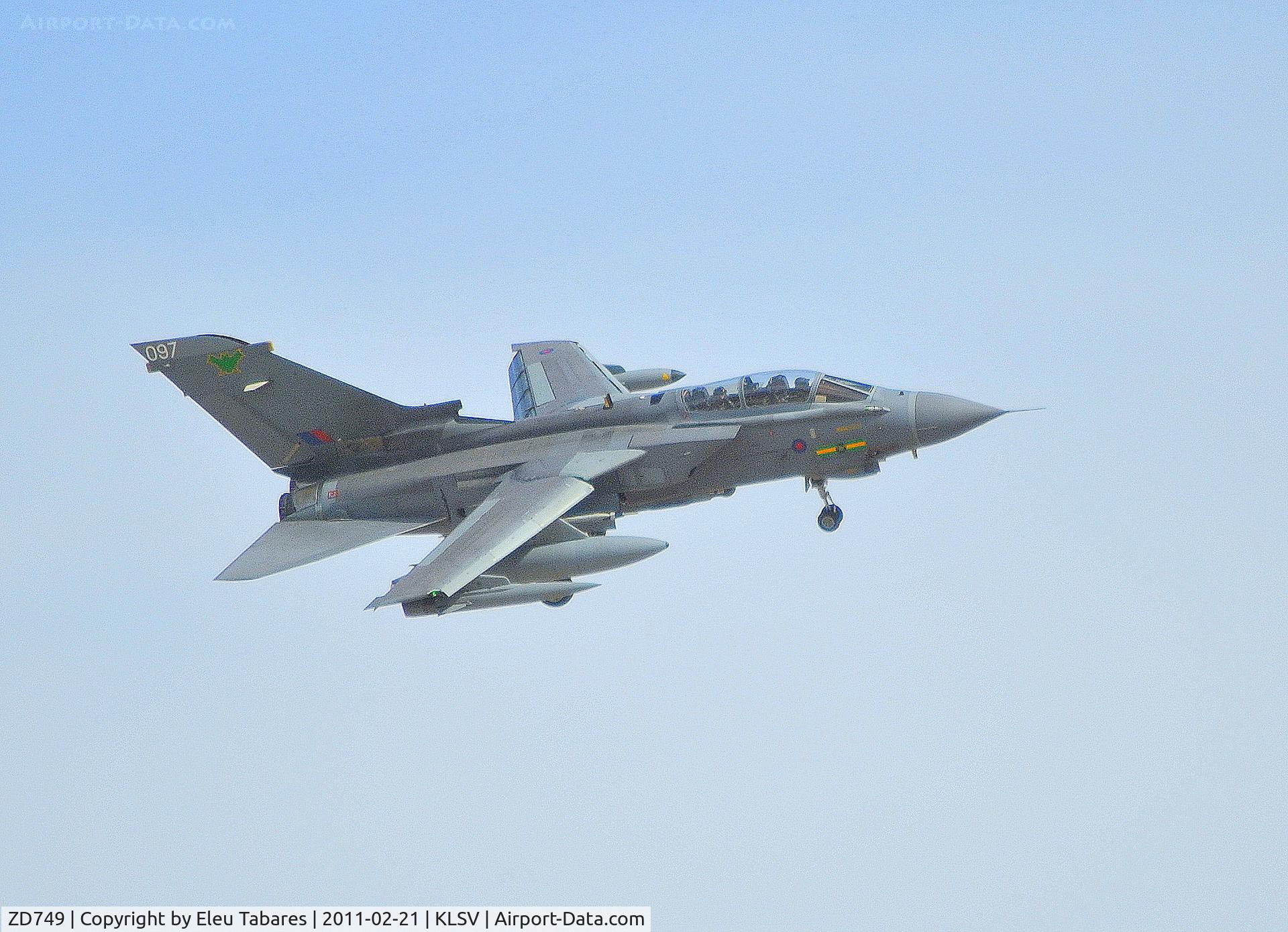 ZD749, 1984 Panavia Tornado GR.4 C/N 384/BS130/3177, Taken during Red Flag Exercise at Nellis Air Force Base, Nevada.